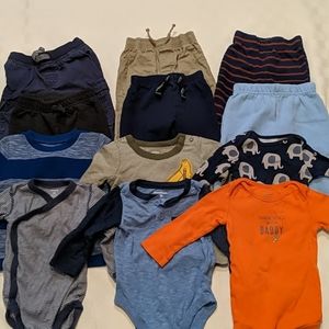 Boy 12 month pants and shirts lot